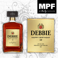 Personalised Birthday Disaronno Bottle Label - Amaretto